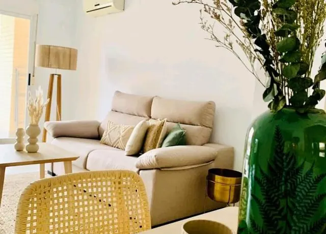 Detalles mediterráneos en el salón