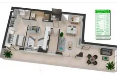 Plano orientativo de la vivienda